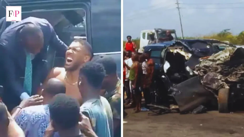 Anthony Joshua Car Crash