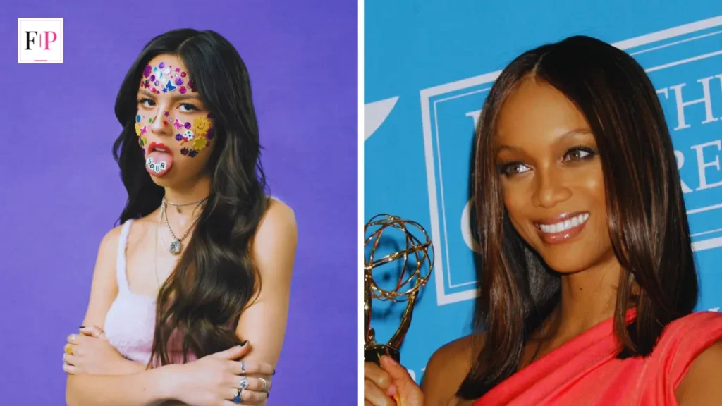 Olivia Rodrigo and Tyra Banks