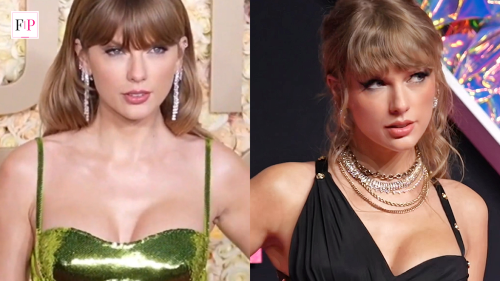 Taylor Swift Wedding: 7 Clues in the ‘Cleveland!’ Lyric Taylor Swift wedding news: two portraits of Taylor Swift at the 2024 Golden Globes and 2023 MTV Video Music Awards, after she referenced her Travis Kelce wedding in 'Cleveland!'