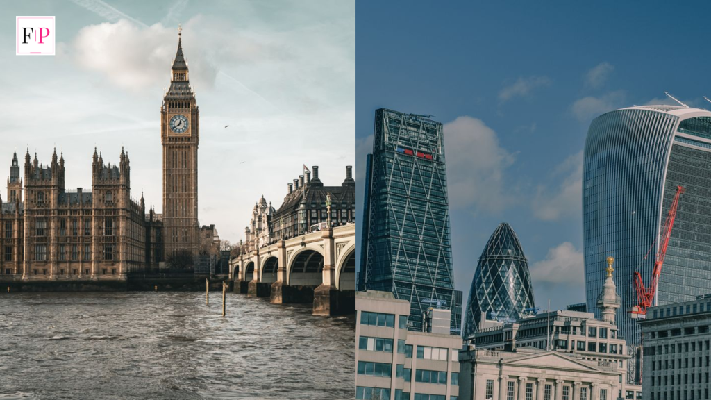 Westminster's Elizabeth Tower and the City of London skyline ahead of the UK Autumn Budget 2026