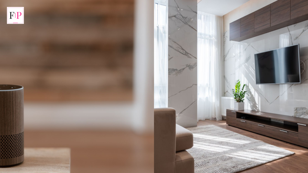 Smart speaker and wall-mounted TV in a living room — Apple event October 2026