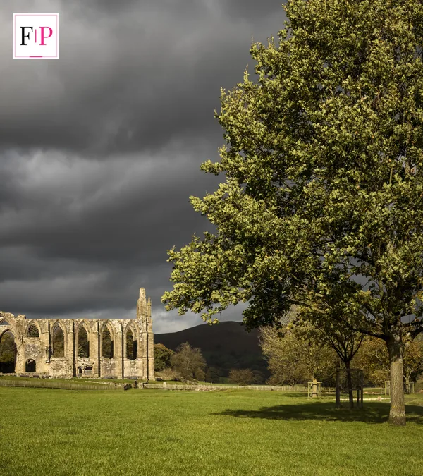 Bolton Abbey in Yorkshire, the landscape behind the emmerdale spoilers village setting