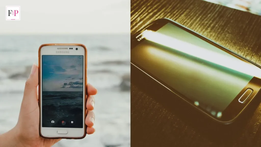 Hand holding an Android smartphone filming the sea, beside a close-up of a phone on a dark surface — google pixel 10a price guide