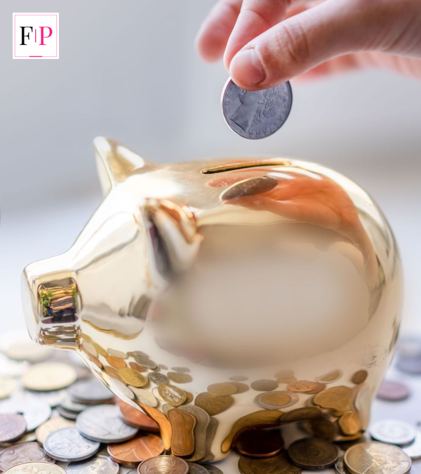 Golden piggy bank with coins showing how Premium Bonds savings grow through the prize checker