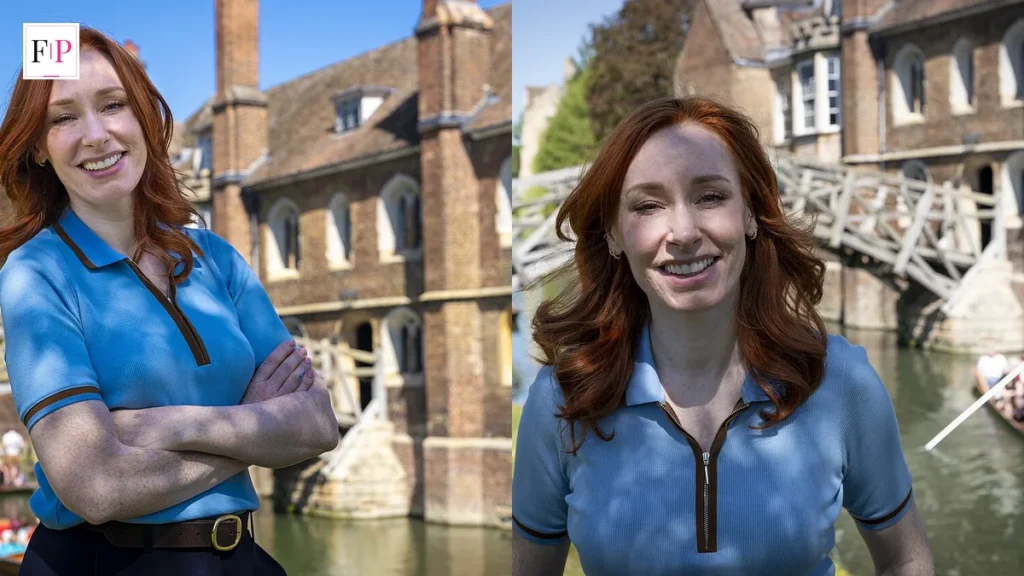 Two portraits of Professor Hannah Fry — who is hannah fry, the UCL mathematician now starring in Celebrity Traitors